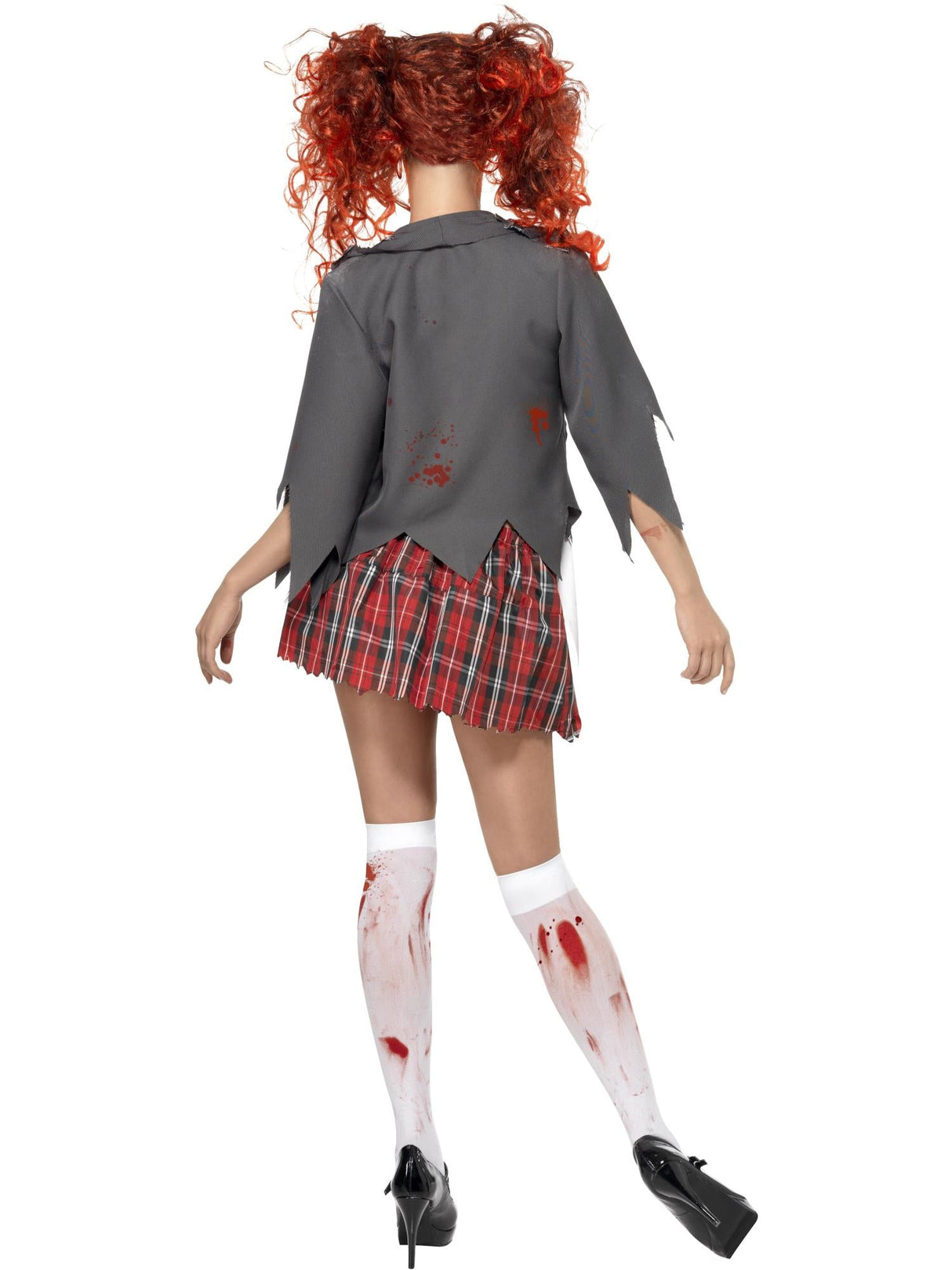 High School Horror Zombie Skolepige Kostume
