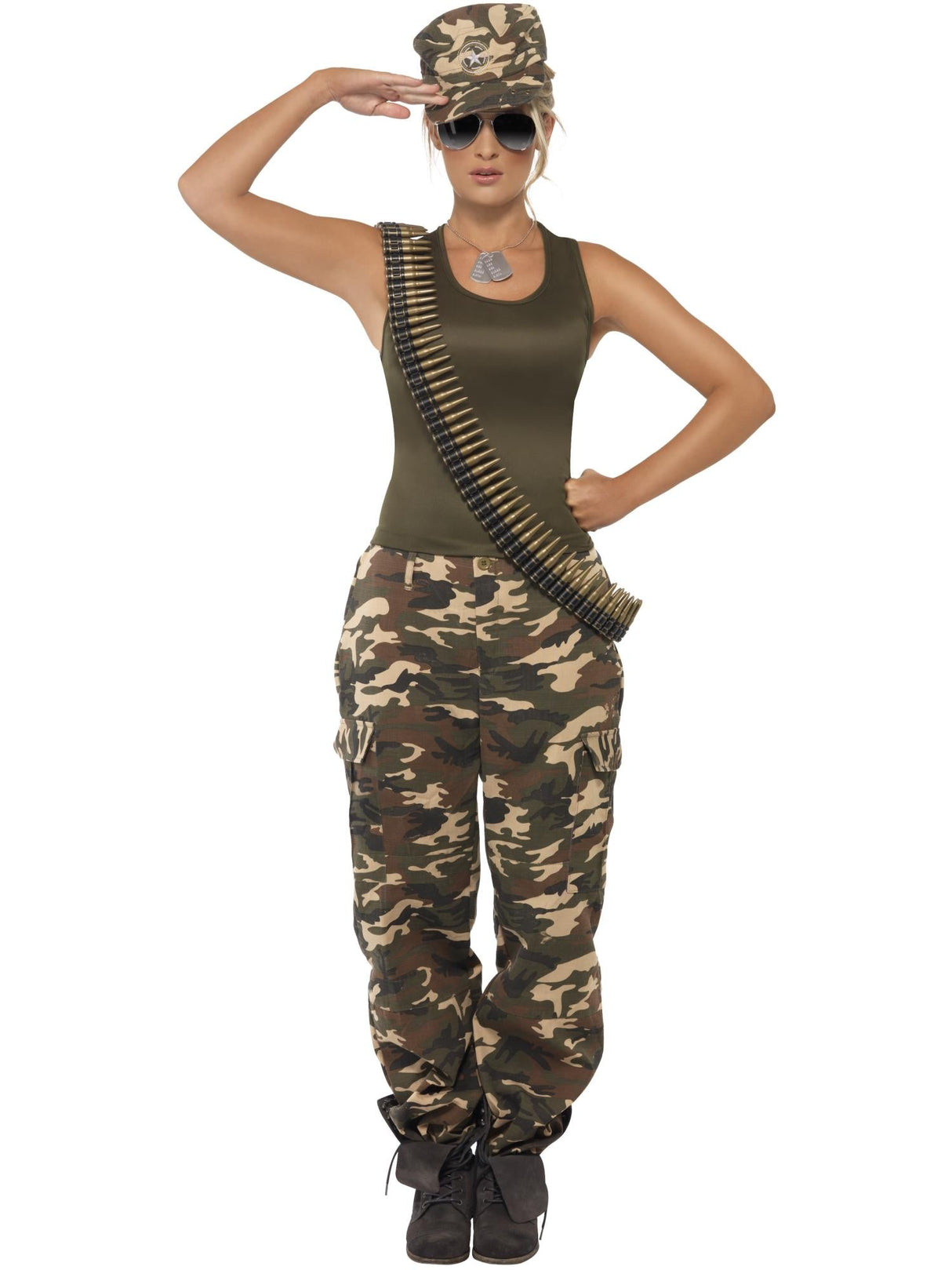 Deluxe Khaki Camo Kostume