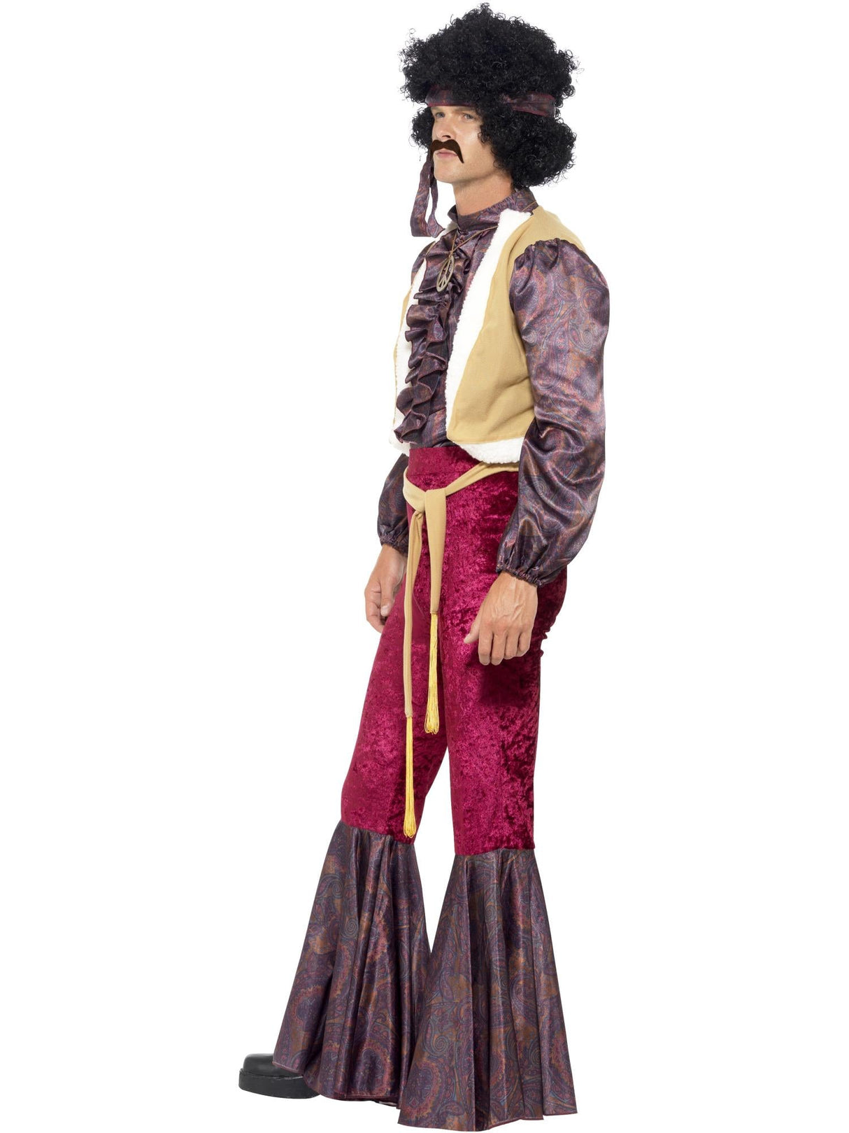 70'er psykedelisk rockerkostume