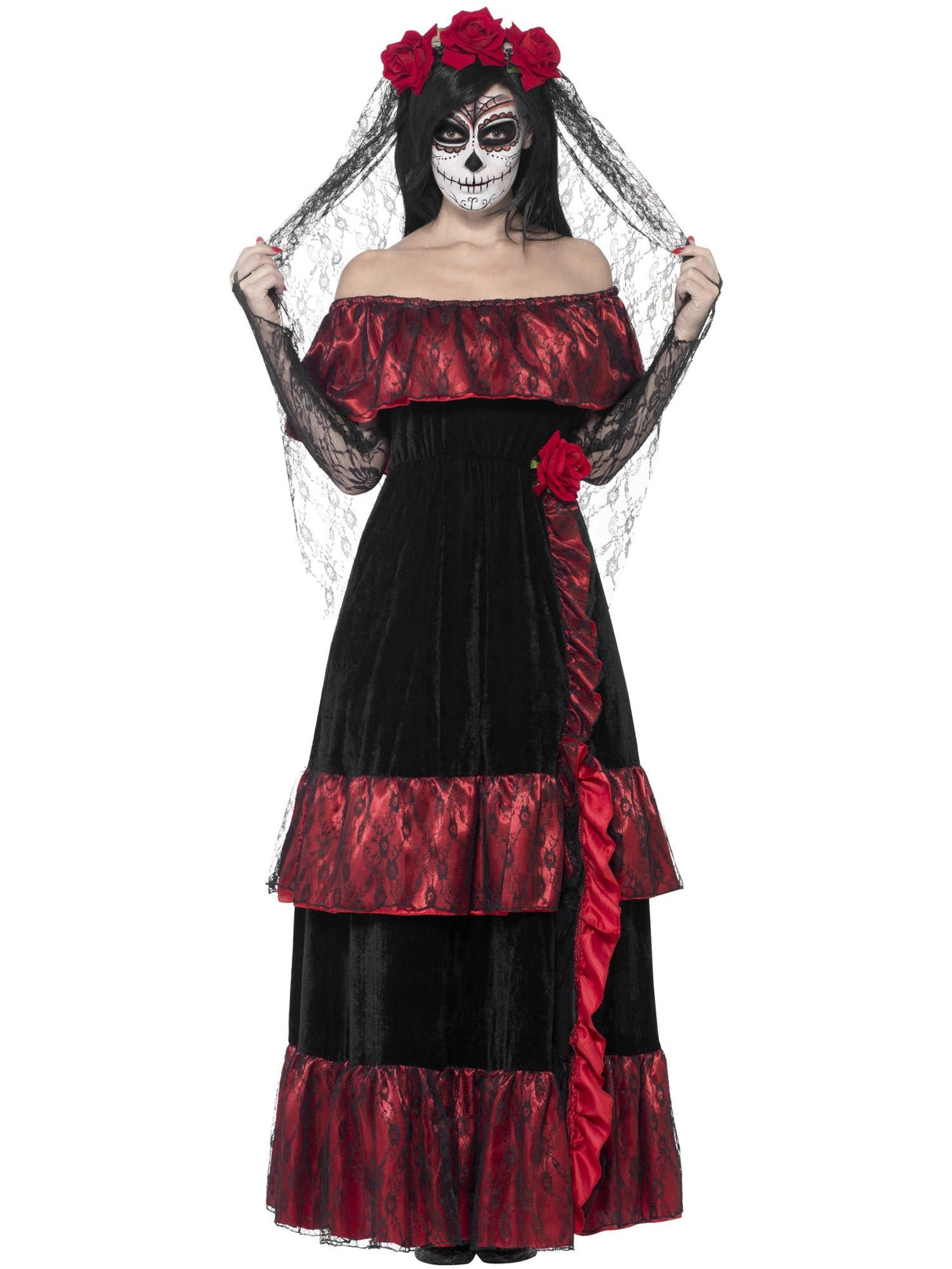 Deluxe-brudekostume til de dødes dag
