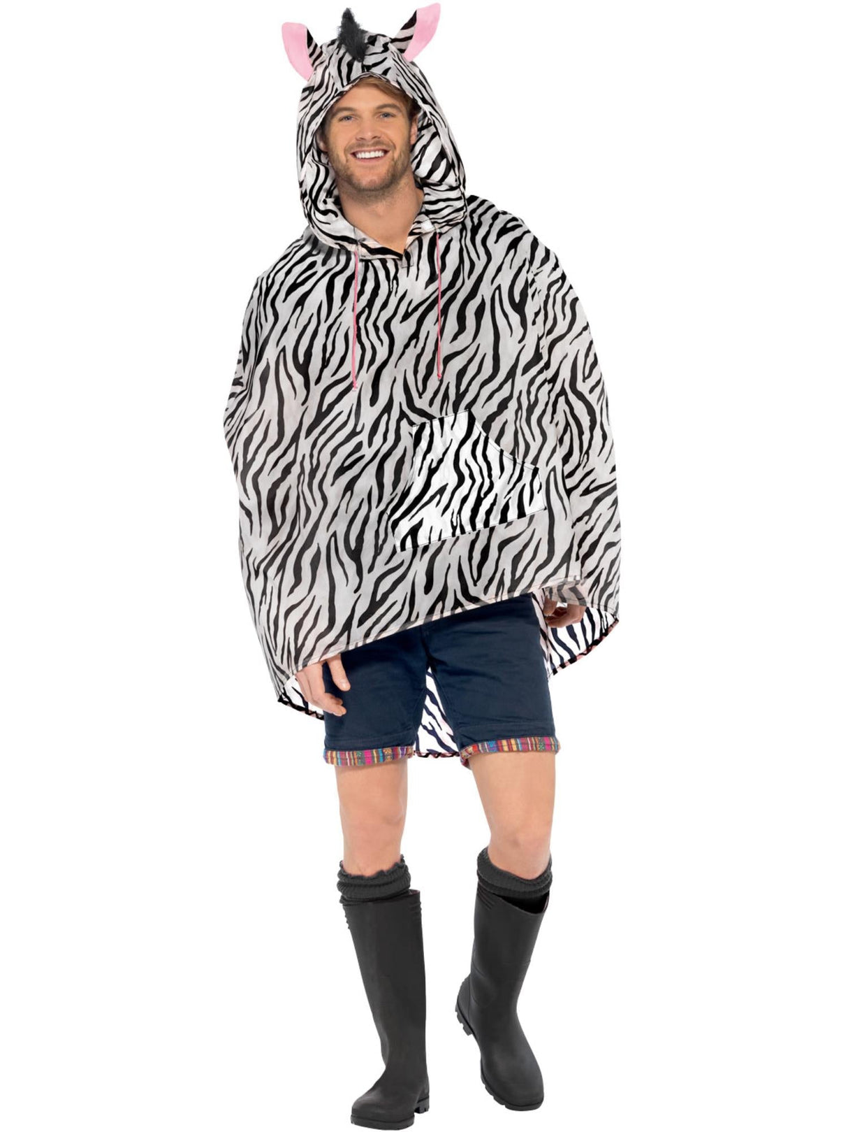 Zebra Party Poncho