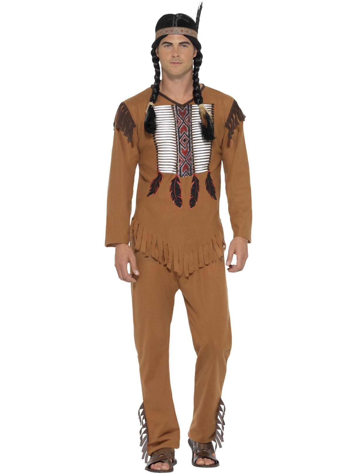 Indianerinspireret krigerkostume