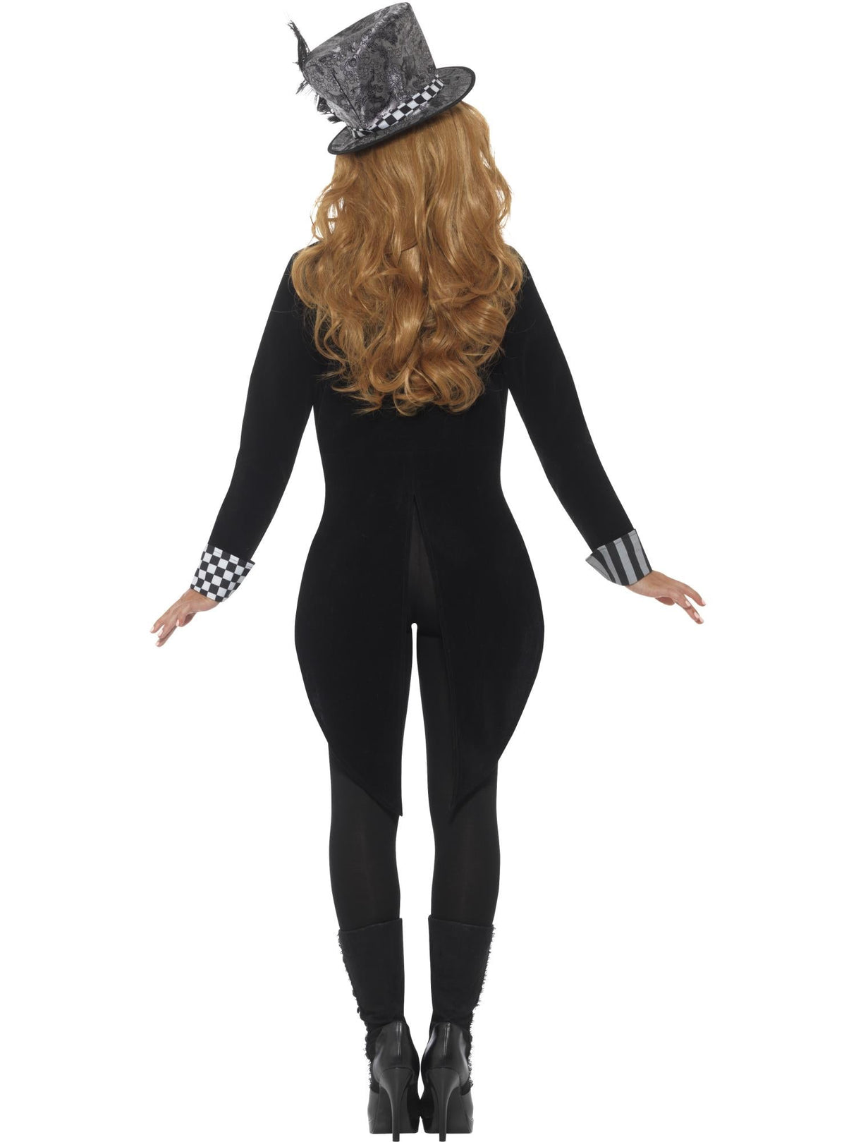 Deluxe Mørk Miss Hatter Kostume