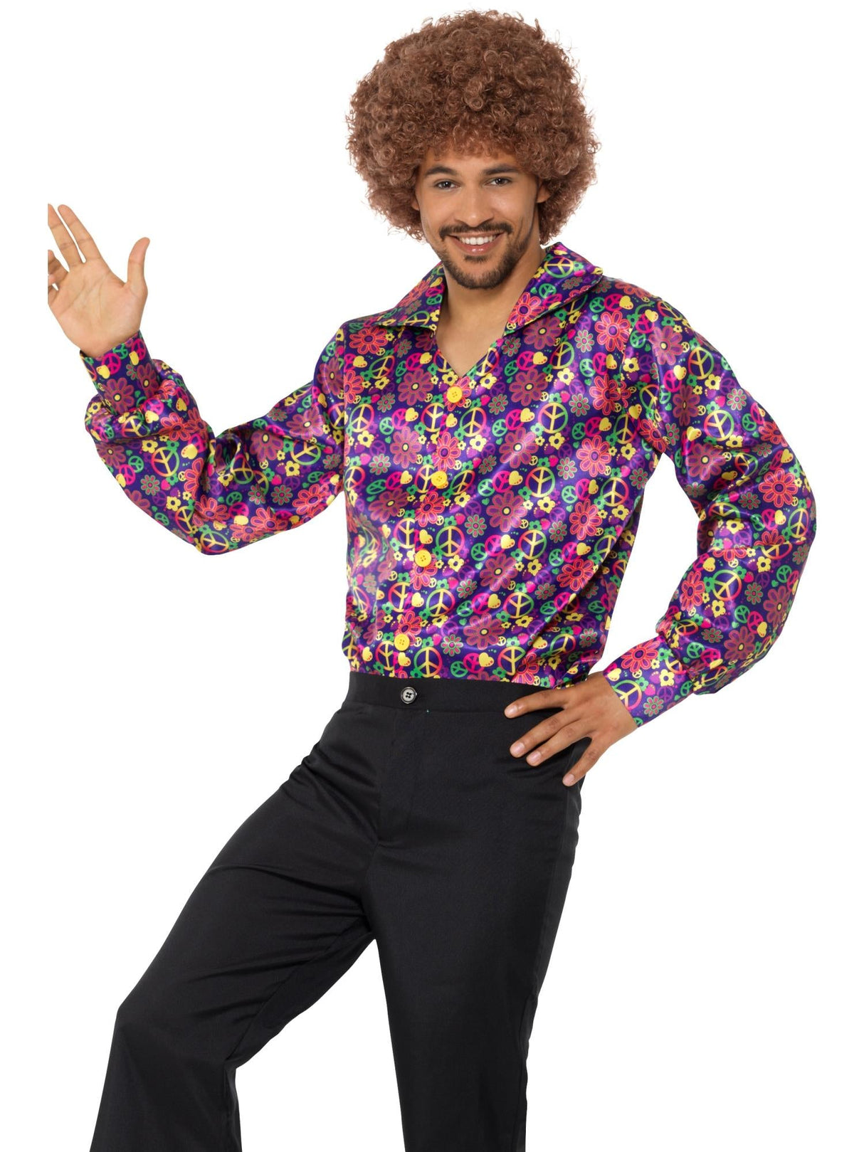 60'er psykedelisk CND-skjorte