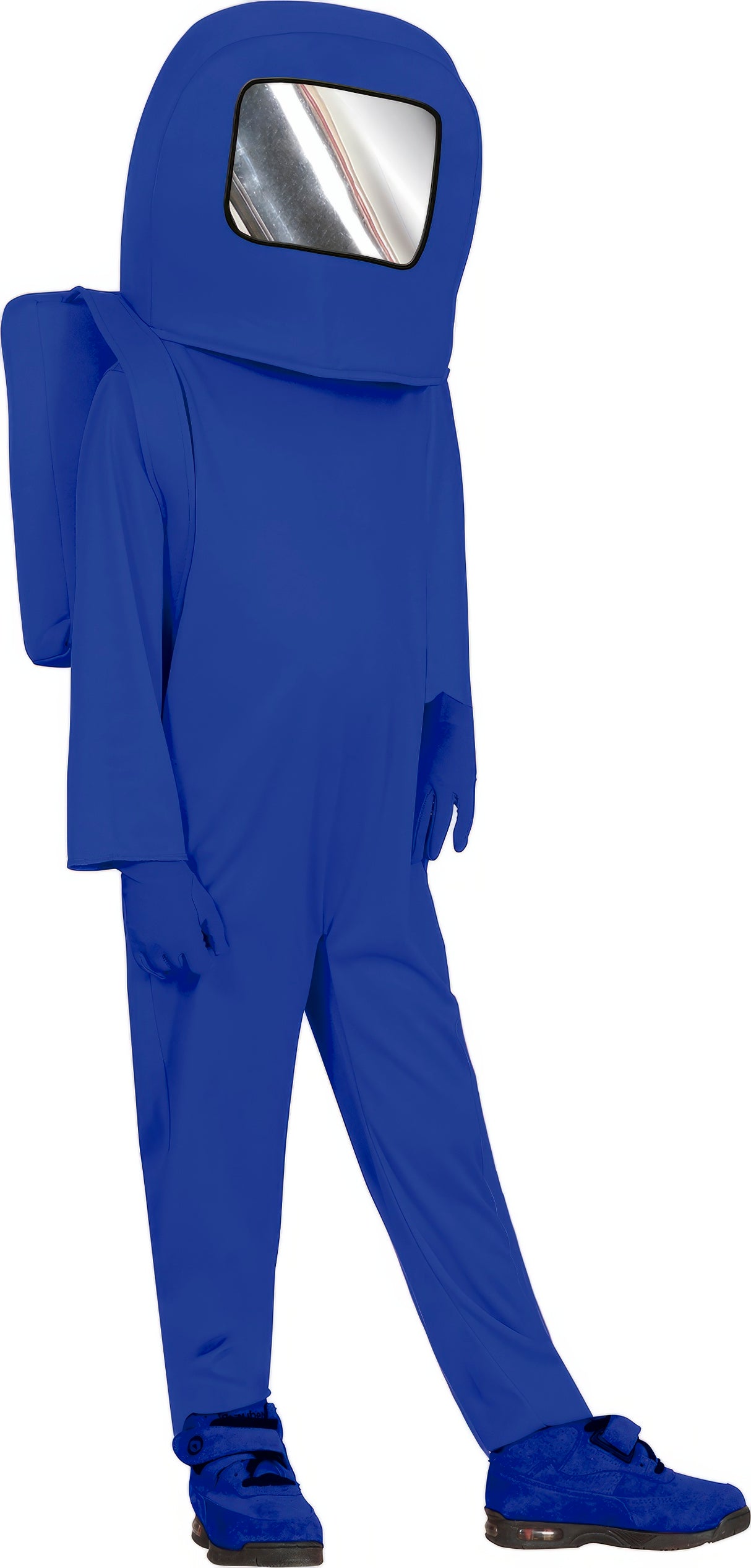 Blå astronaut børnekostume