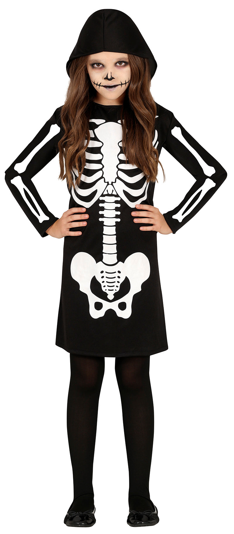 Skelet Børnekostume