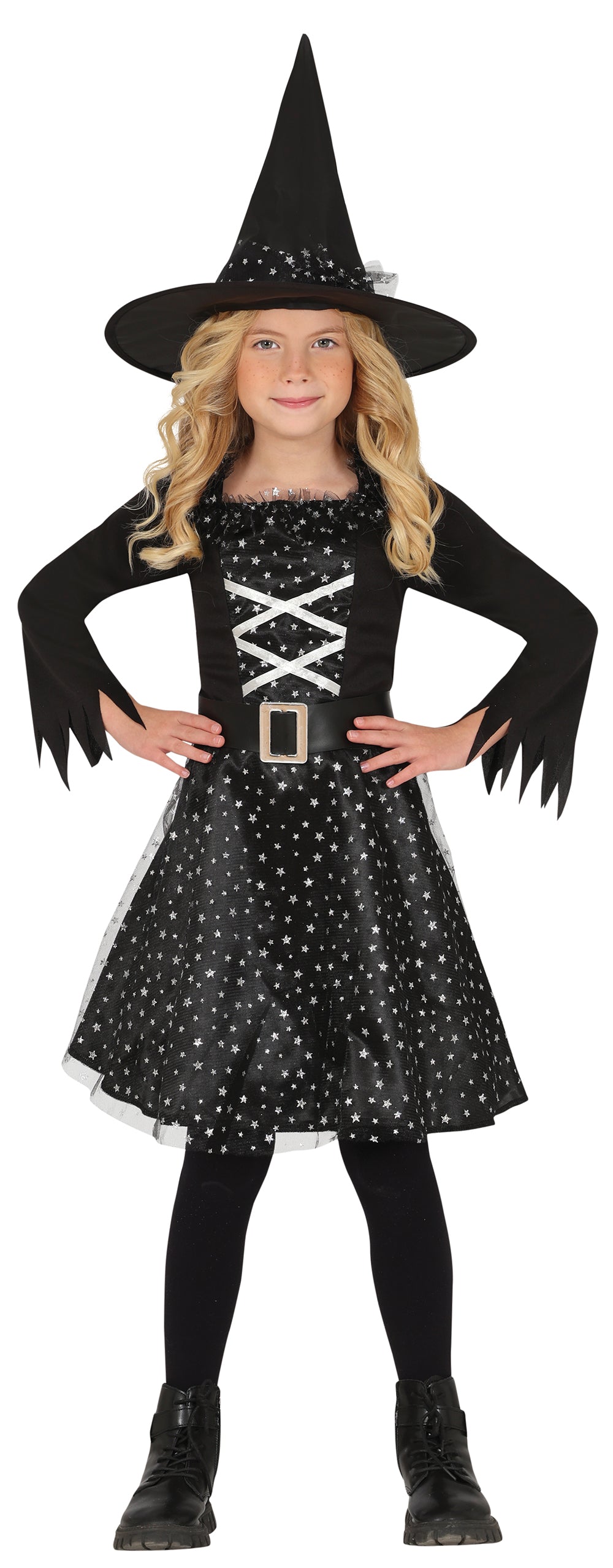 Sølvstjerne heks Børnekostume