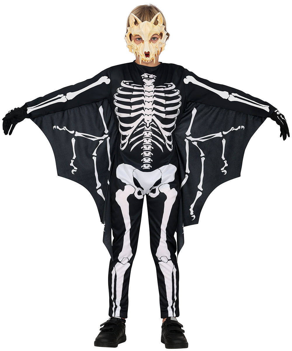 Flagermusskelet, børn Børnekostume