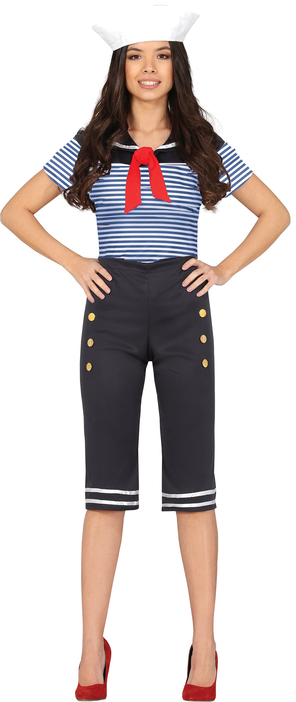 Sømandskvindekostume