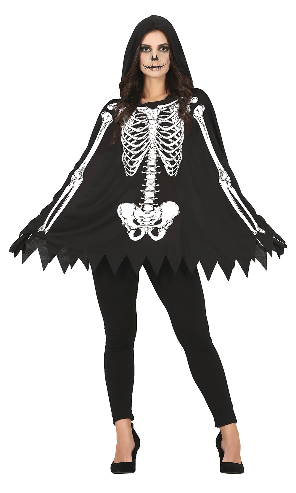 Skeletponcho-kostume