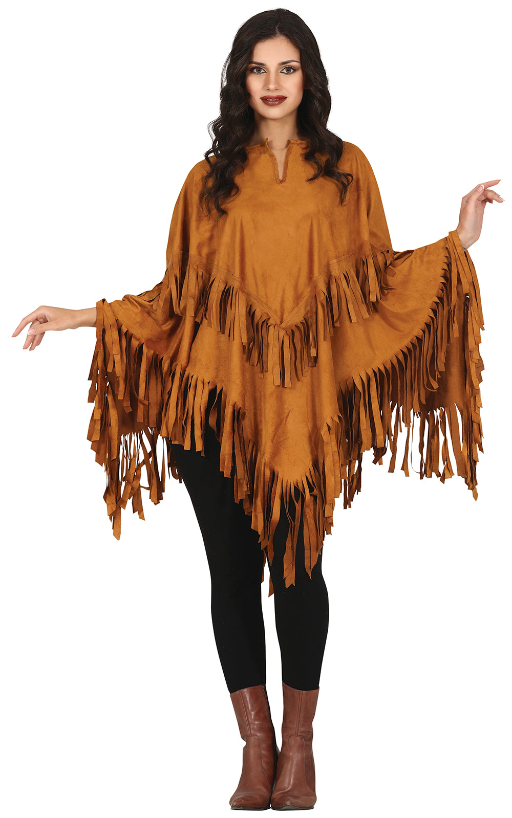 Indisk poncho kostume