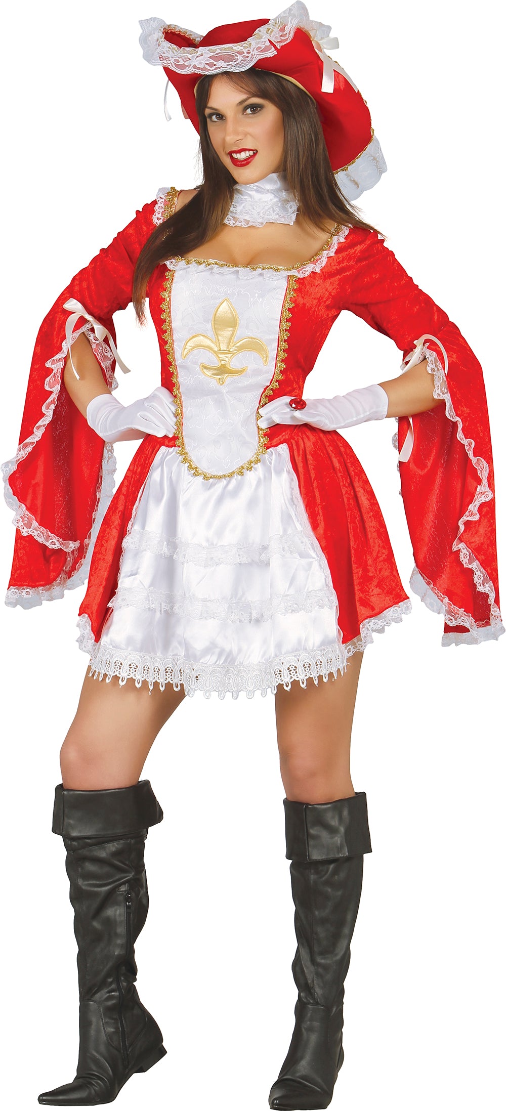 Kvindelig musketerkostume