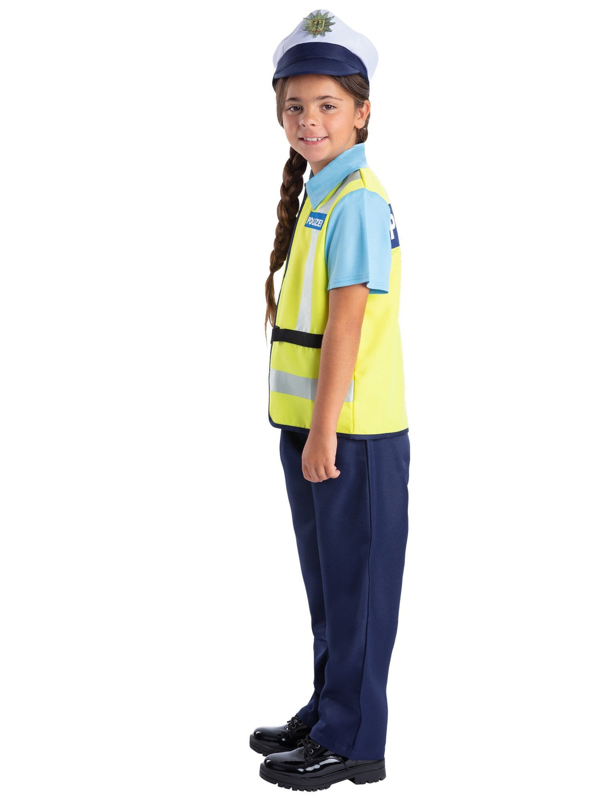 Tysk politisæt med top, imiteret vest, hat og 5 dele