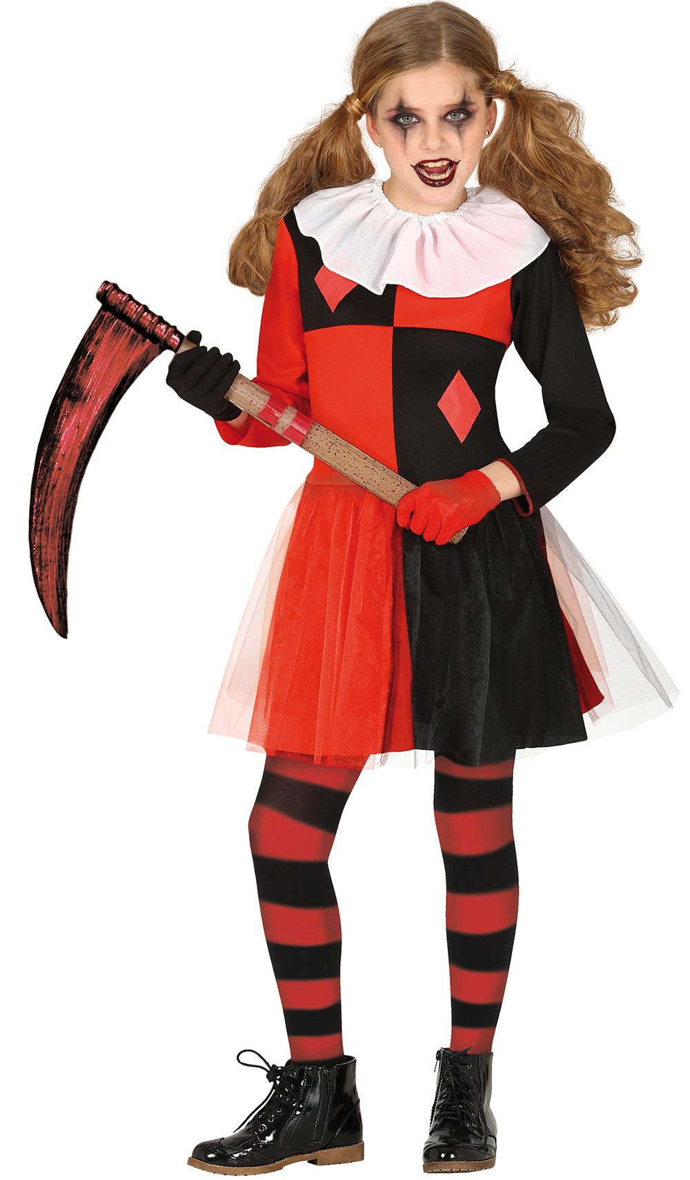 Rød farlig cirkus Børnekostume