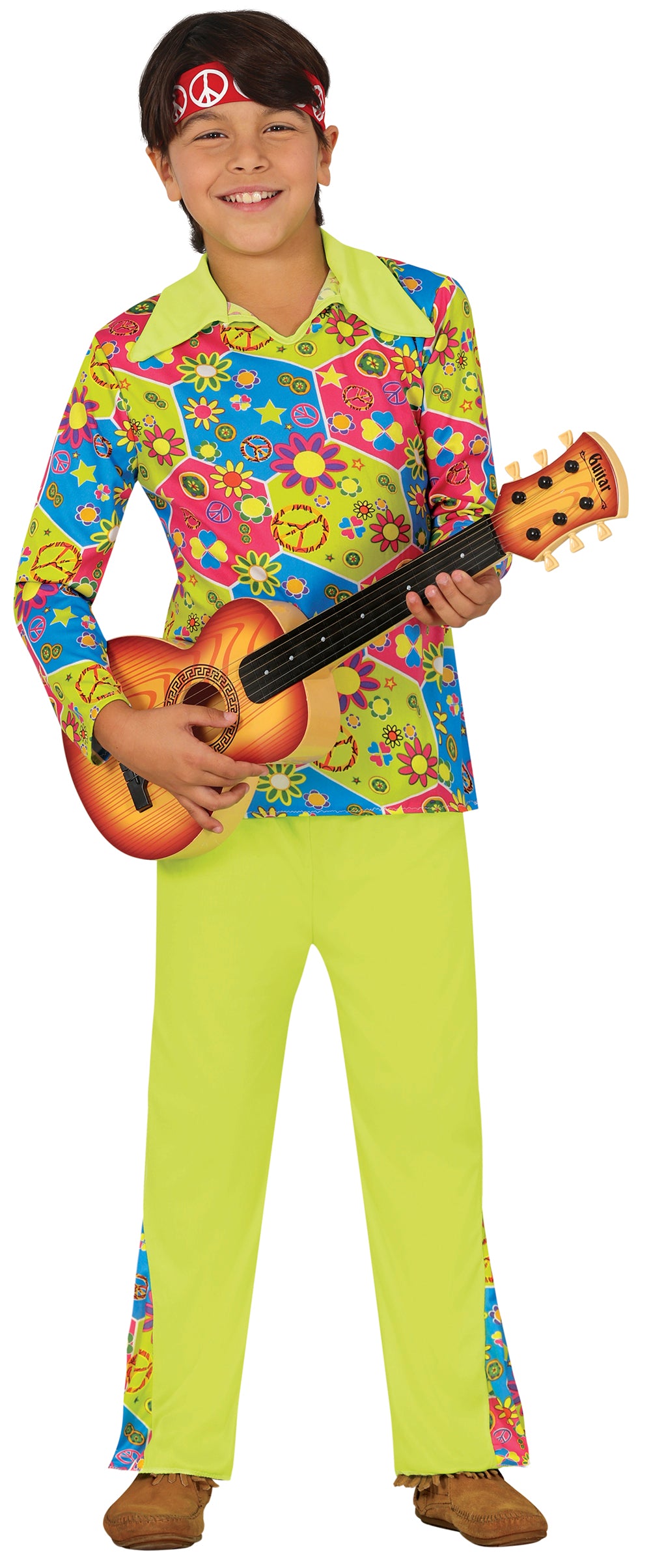 Hippie dreng kostume