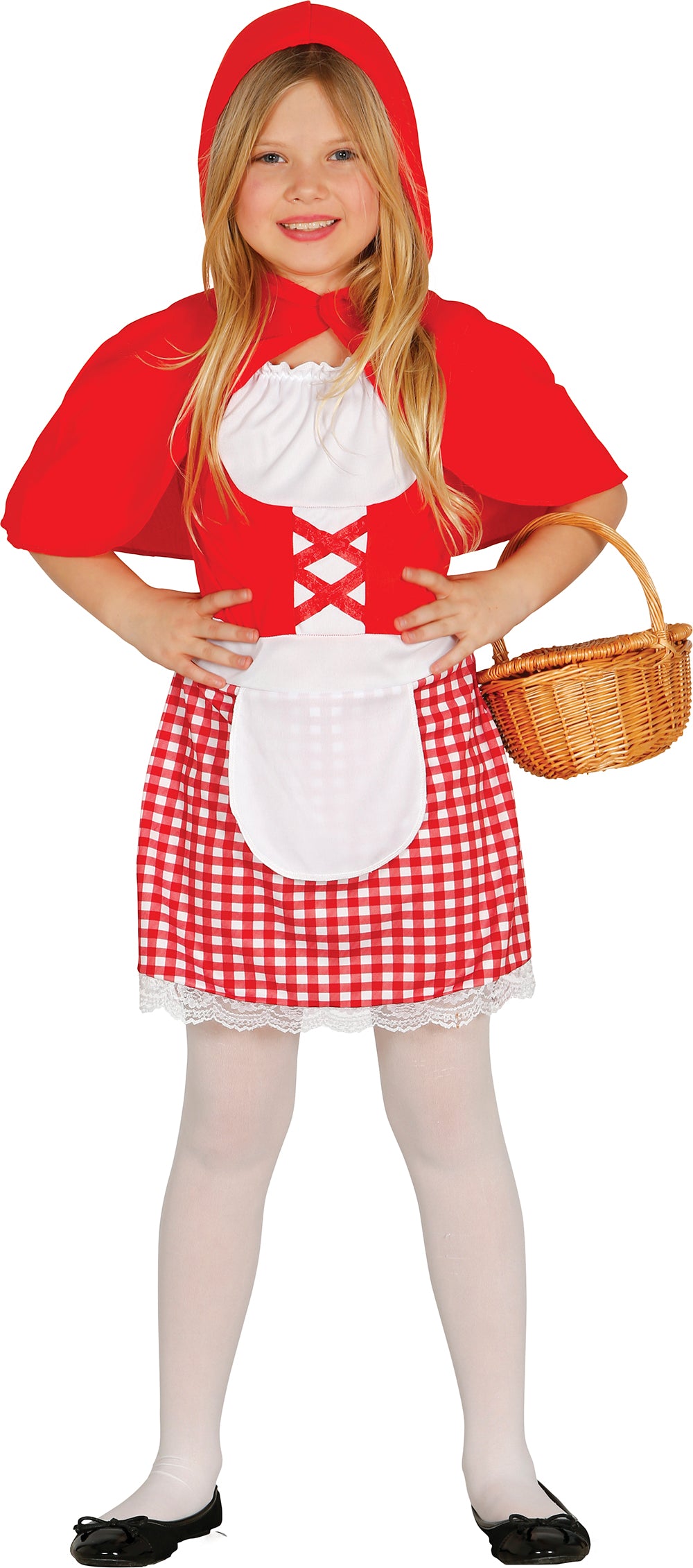 Lille rød pige kostume