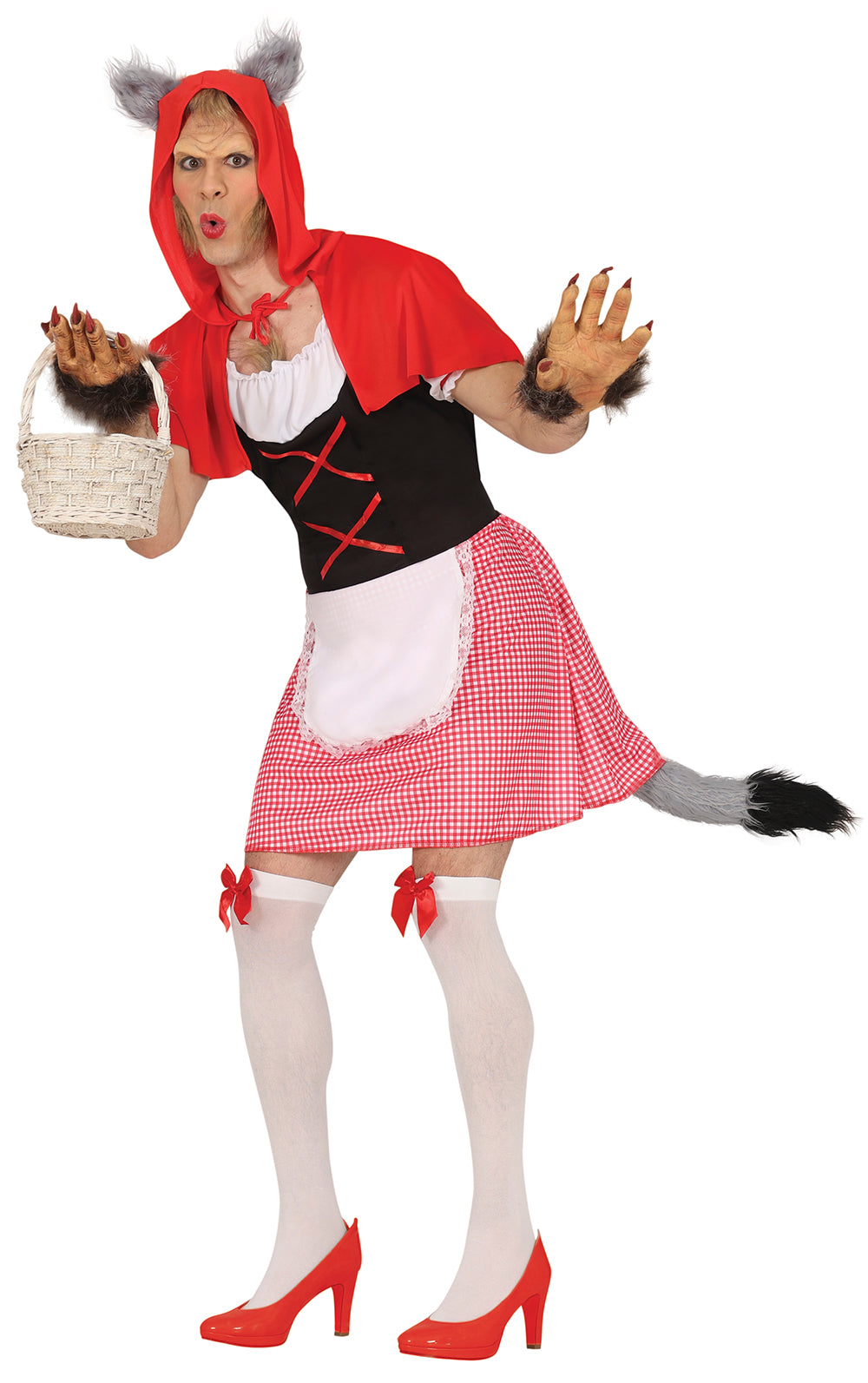 Rød hætte ulv kostume