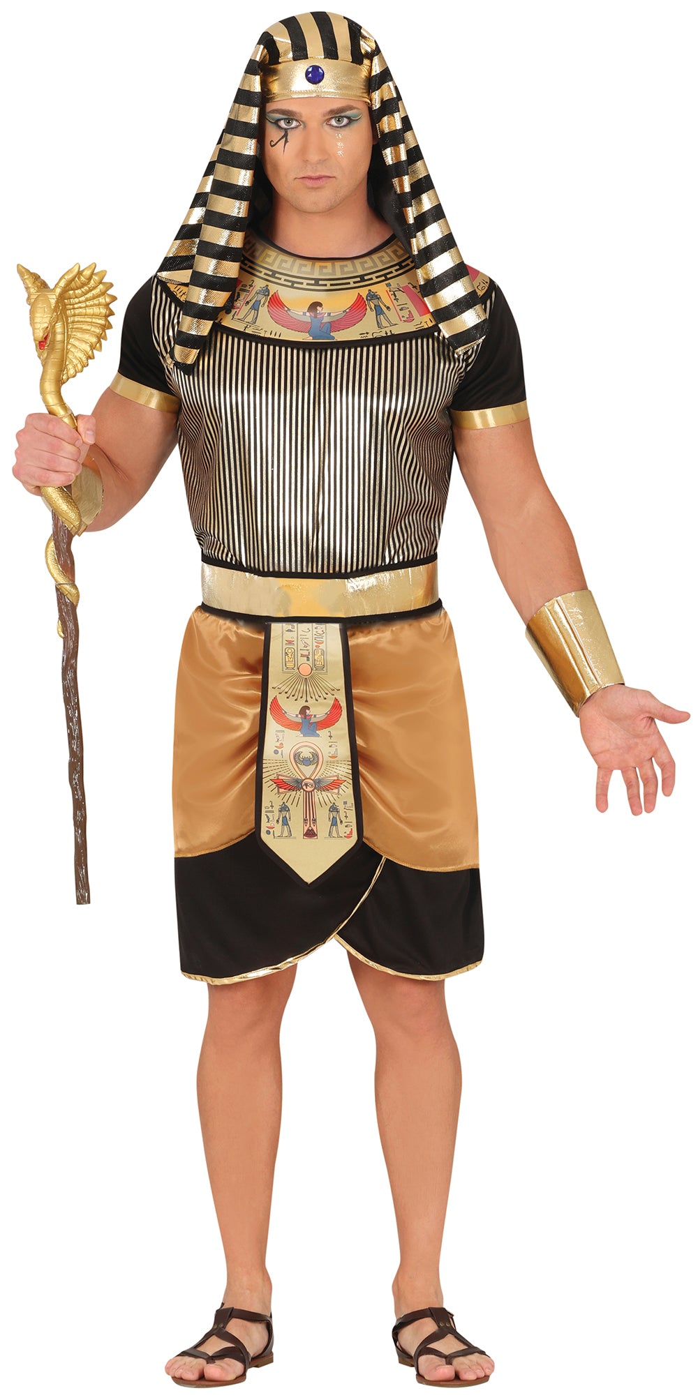 Sort egyptisk kostume