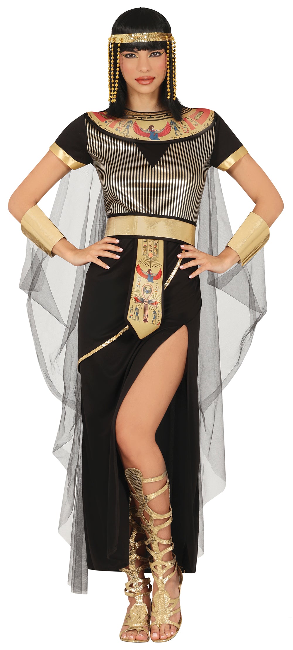 Sort egyptisk kostume