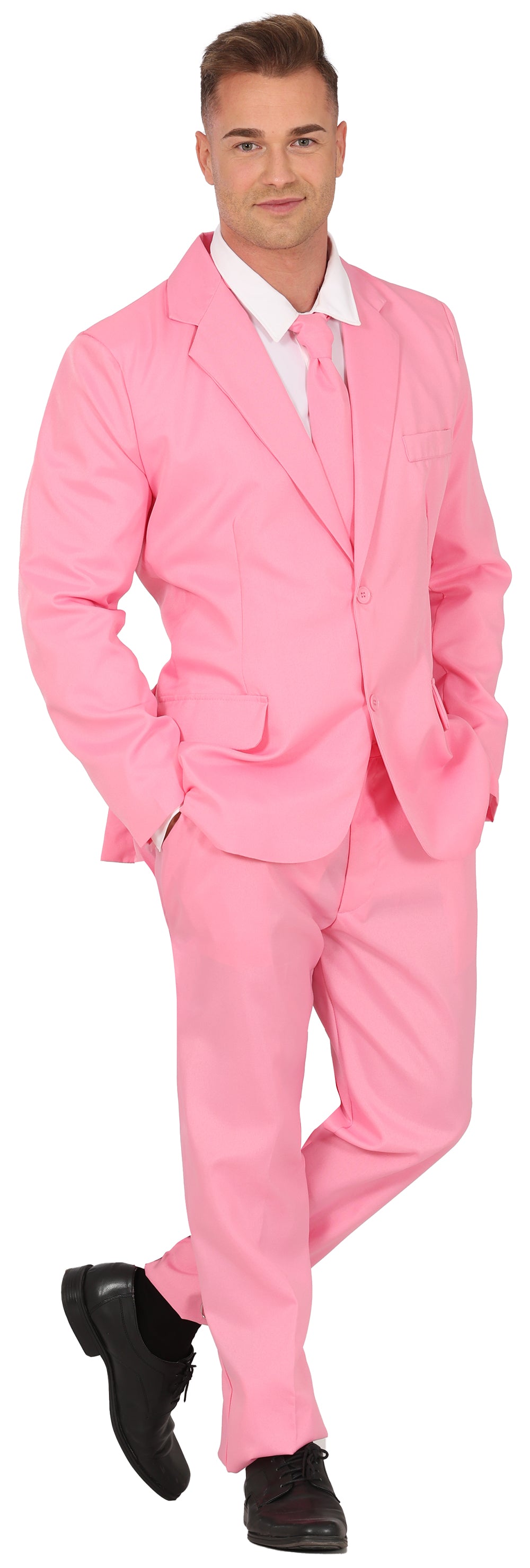 Pink jakkesæt kostume