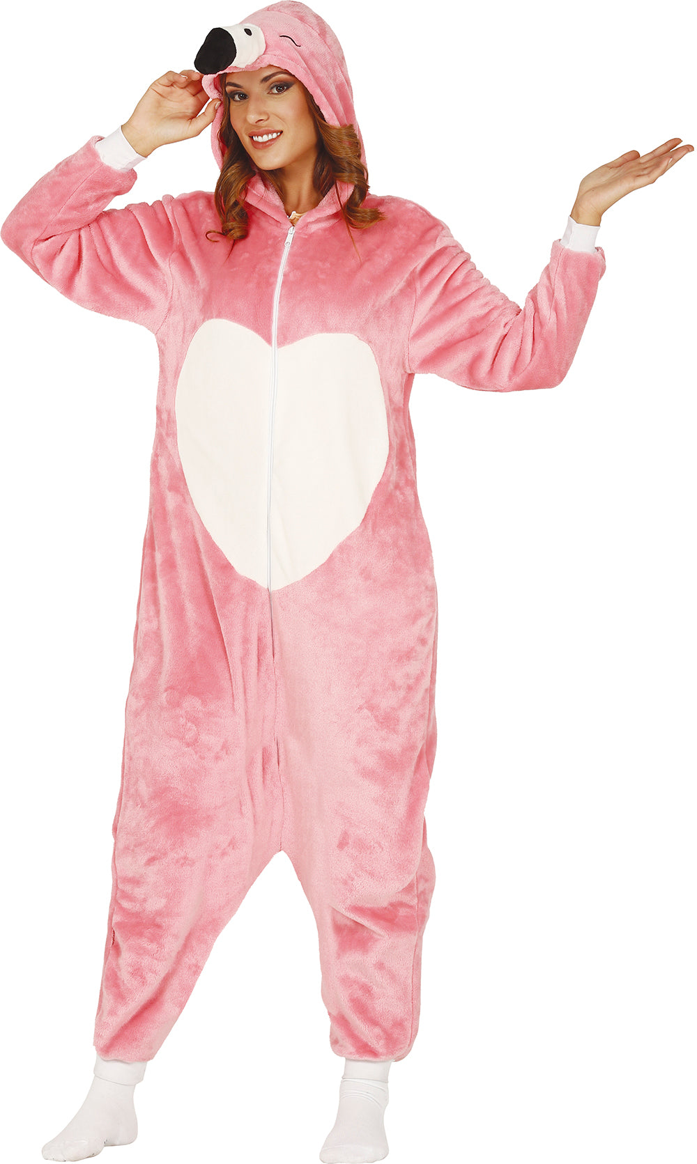 Flamingo kigurumi kostume