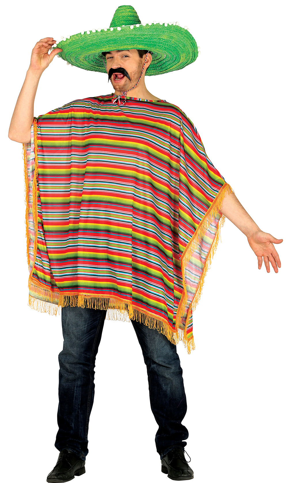 Mexicansk poncho-kostume