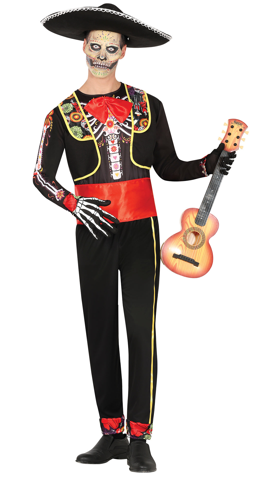Mariachi skelet kostume