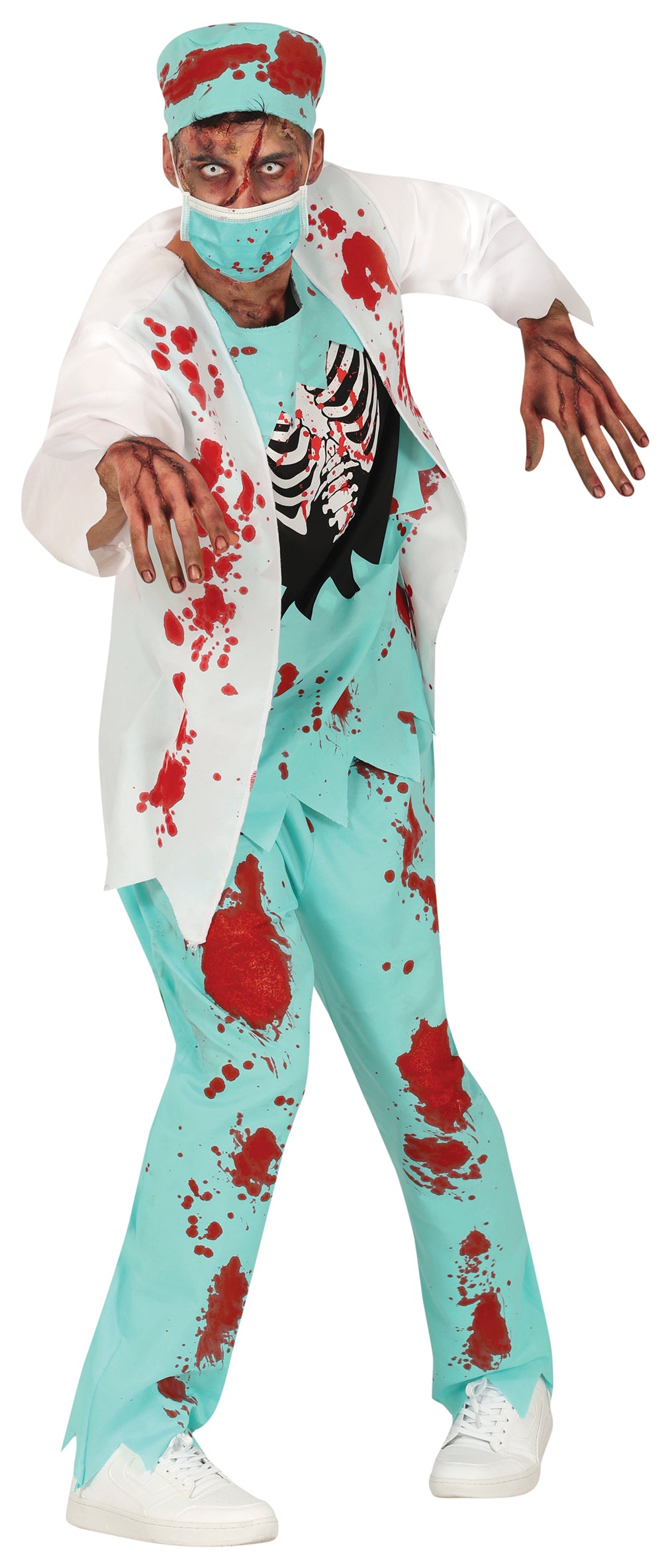 Kirurg zombie kostume