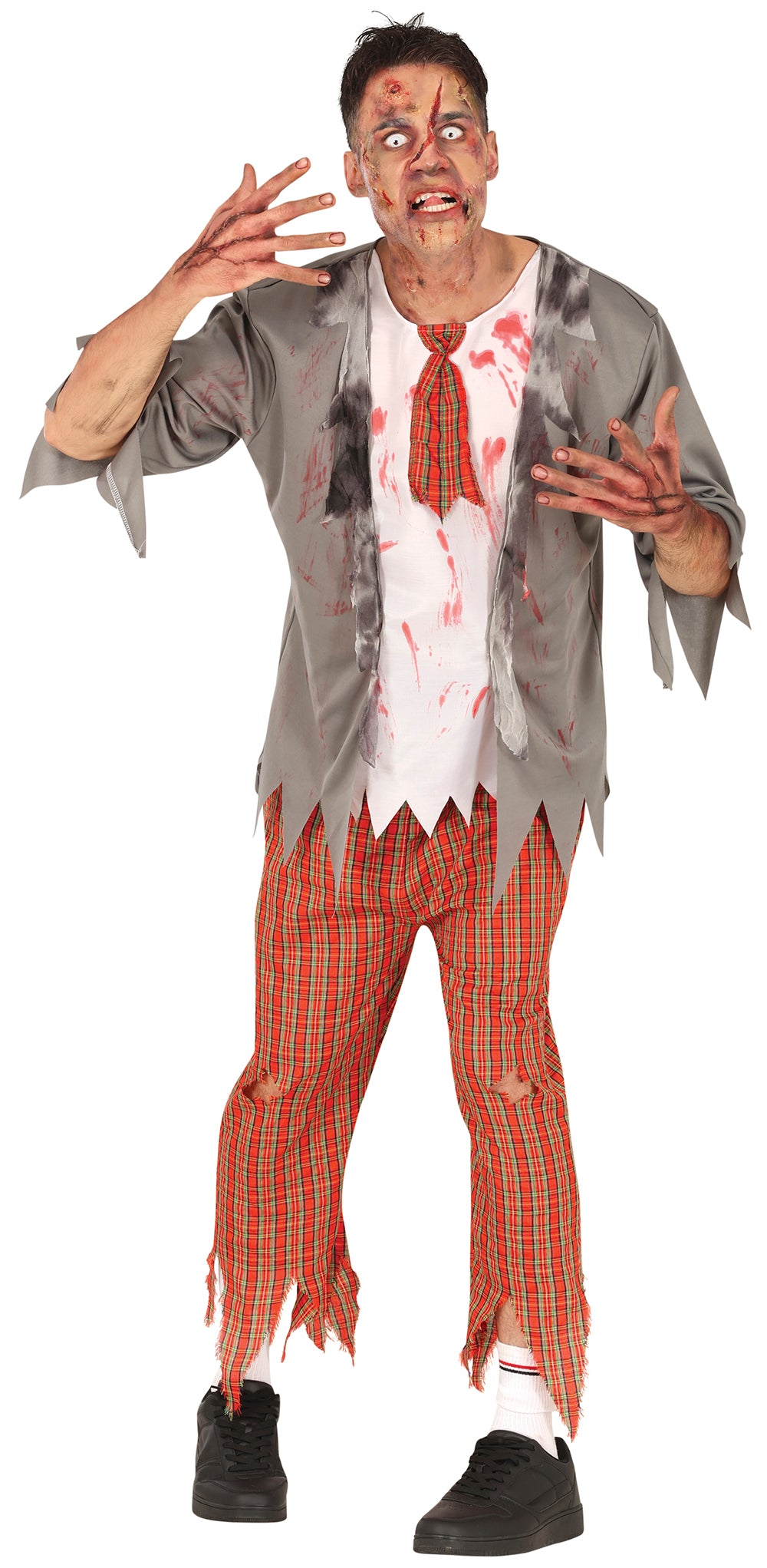 Zombie skoleelev kostume