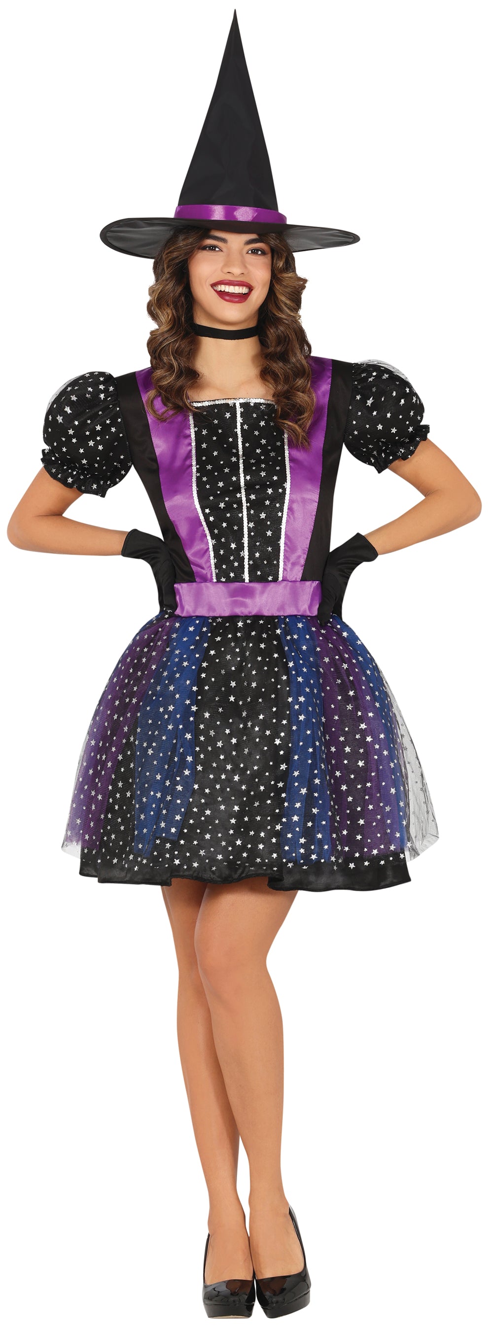 Stjernebesat heksekostume