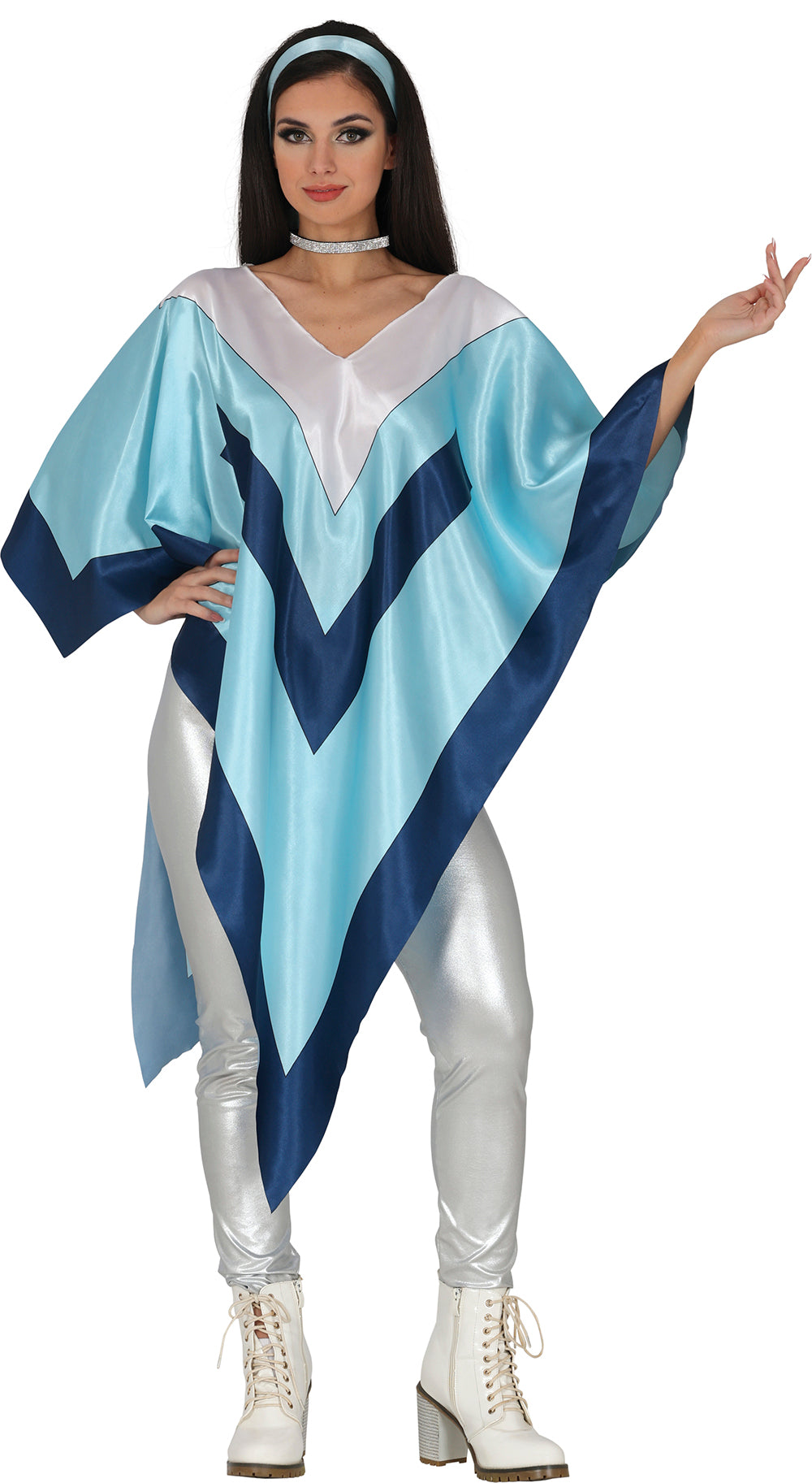 Disco poncho, kostume til voksne