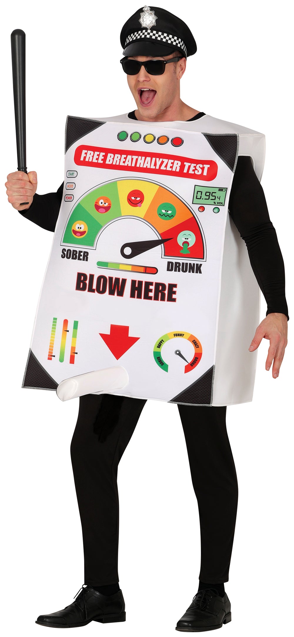 Politialkometer, kostume til voksne