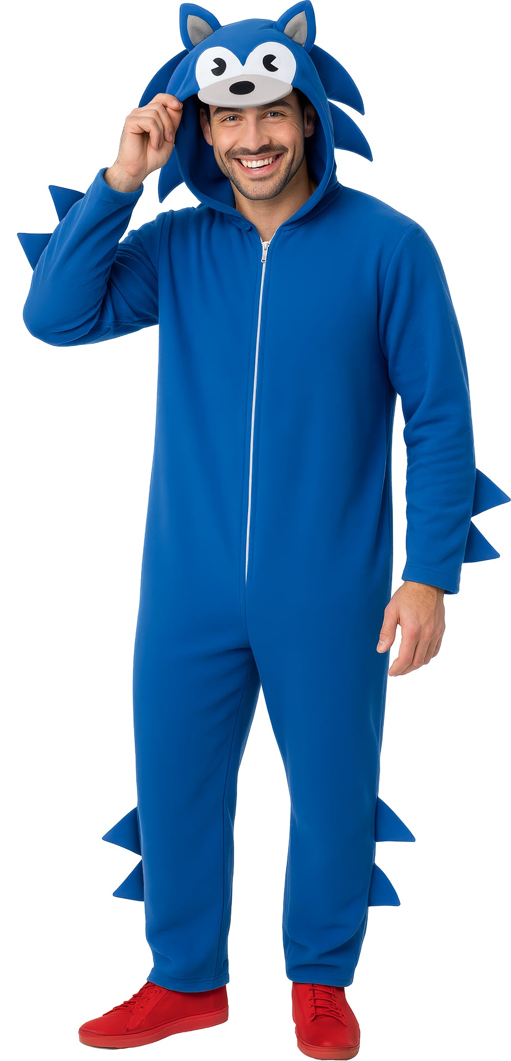 Blåt kostume til voksne