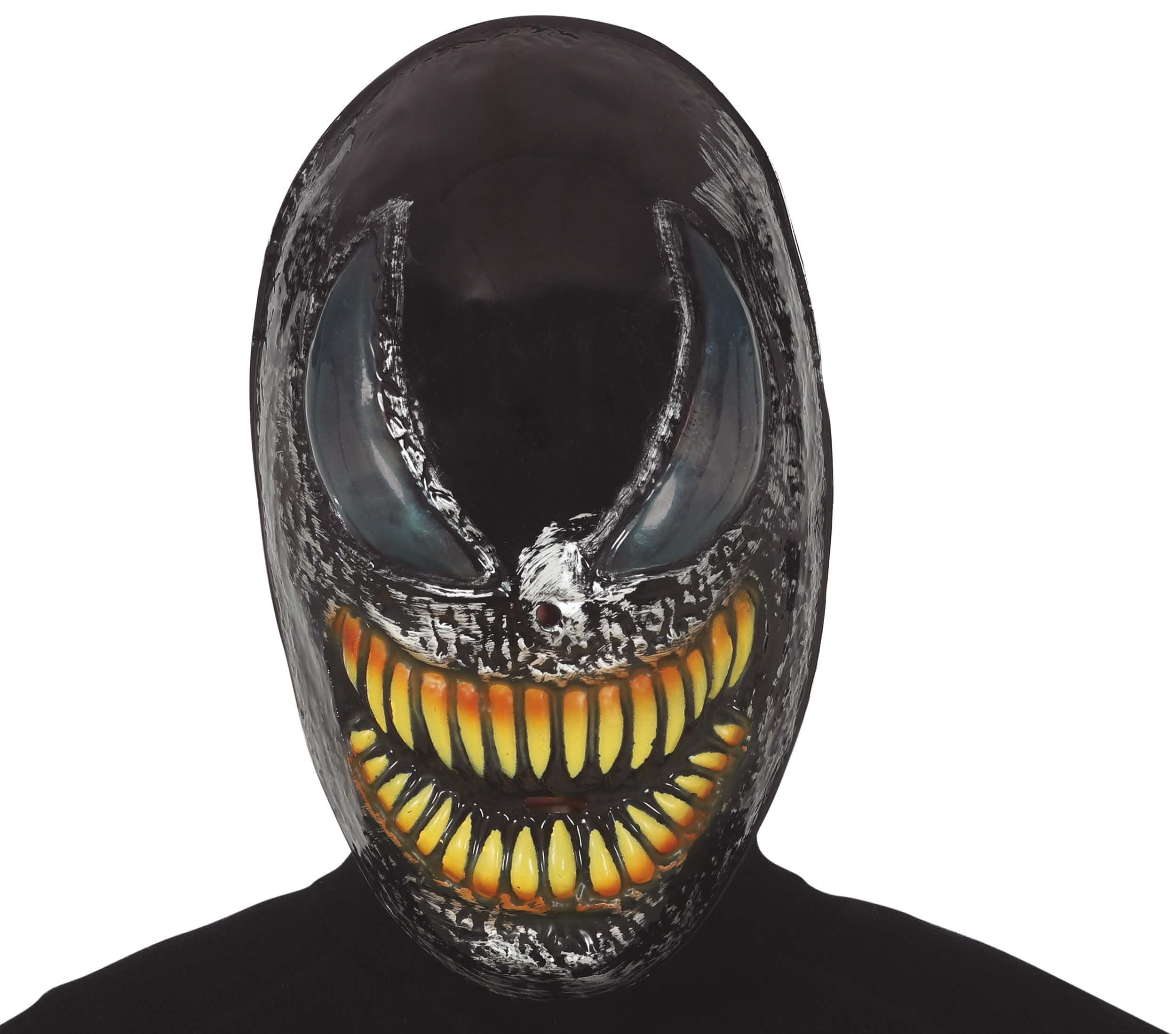 Sort heltemaske i PVC