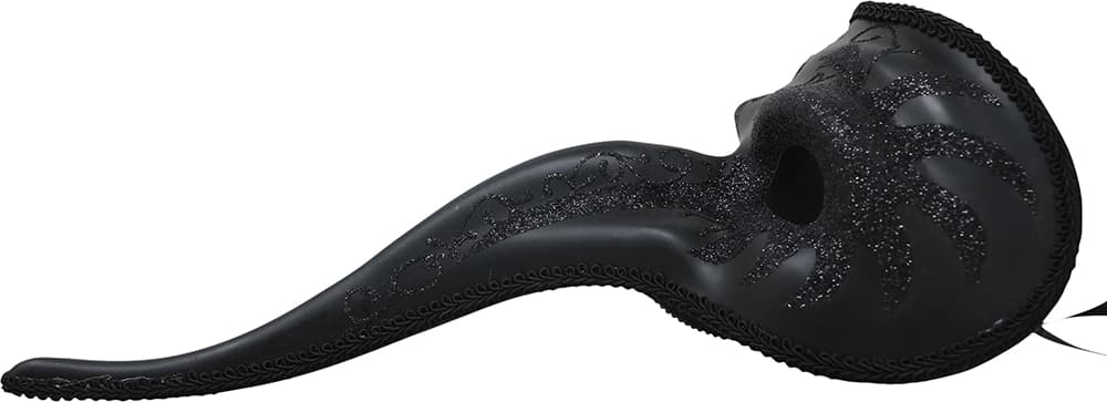 Venetiansk glimmermaske, sort
