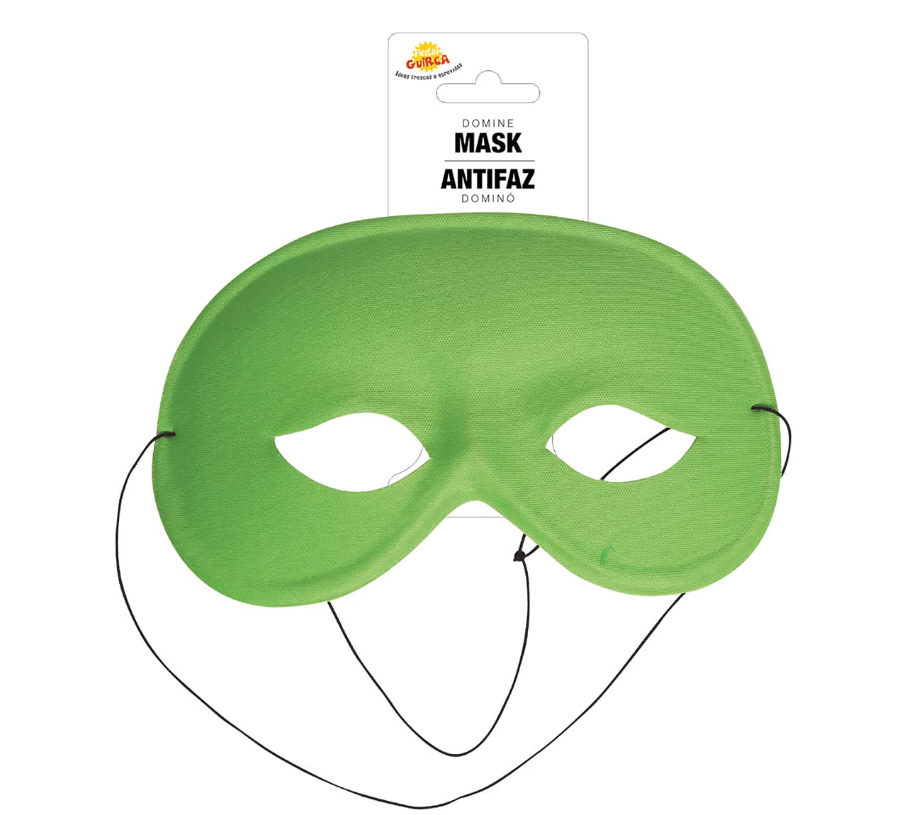 Domino-maske i silke, assorterede farver