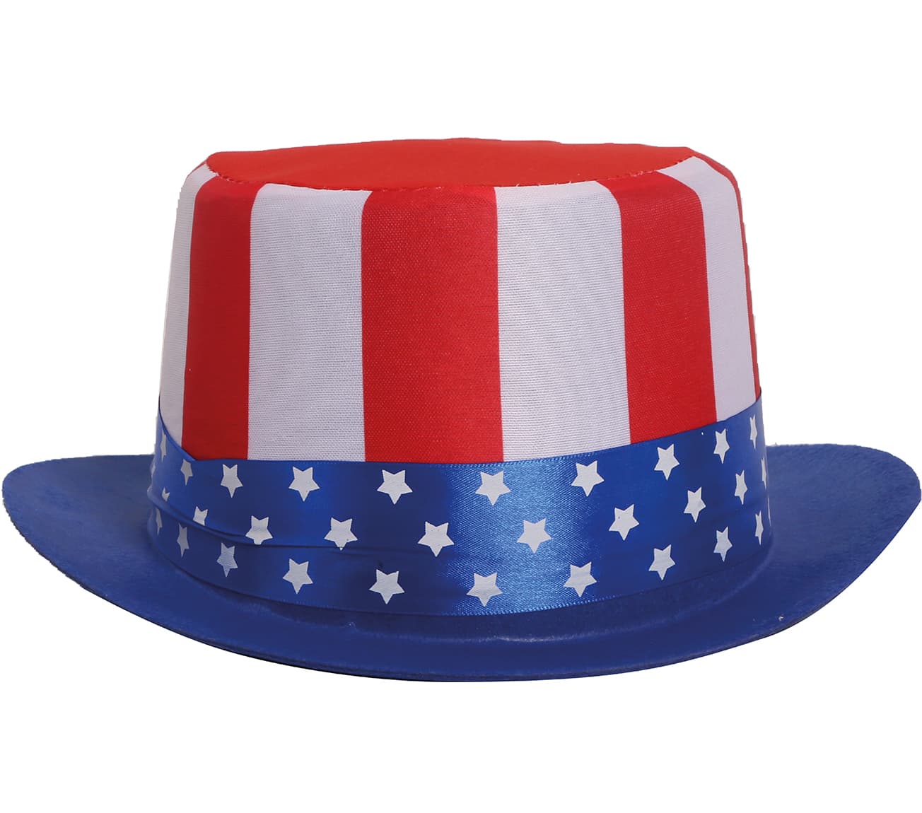 Høj hat med amerikansk flag