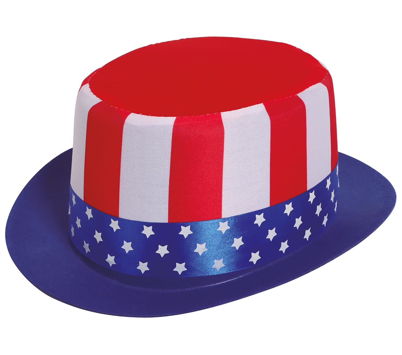 Høj hat med amerikansk flag