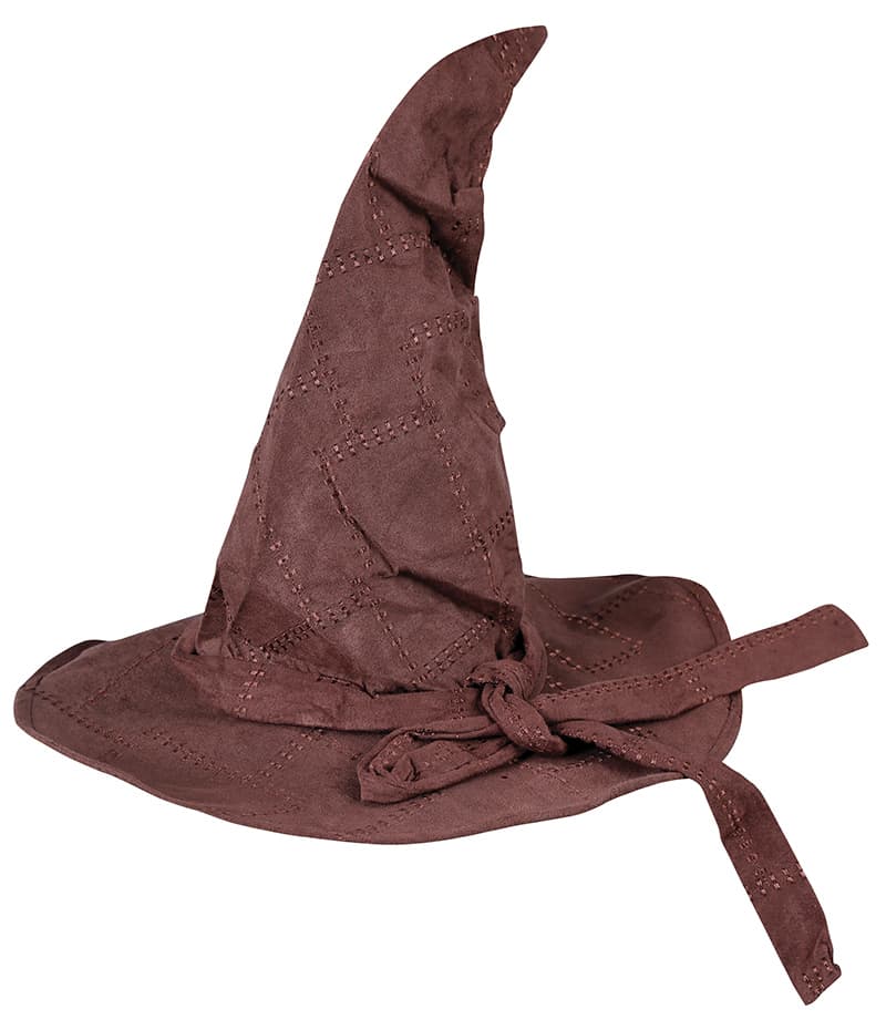 Brun troldmandshat til børn