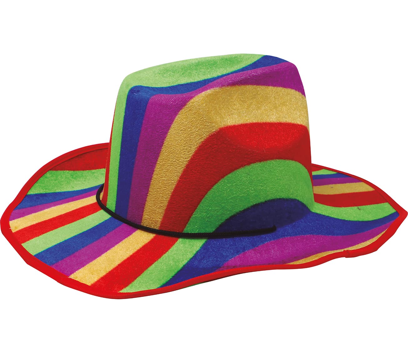 Flerfarvet cowboyhat