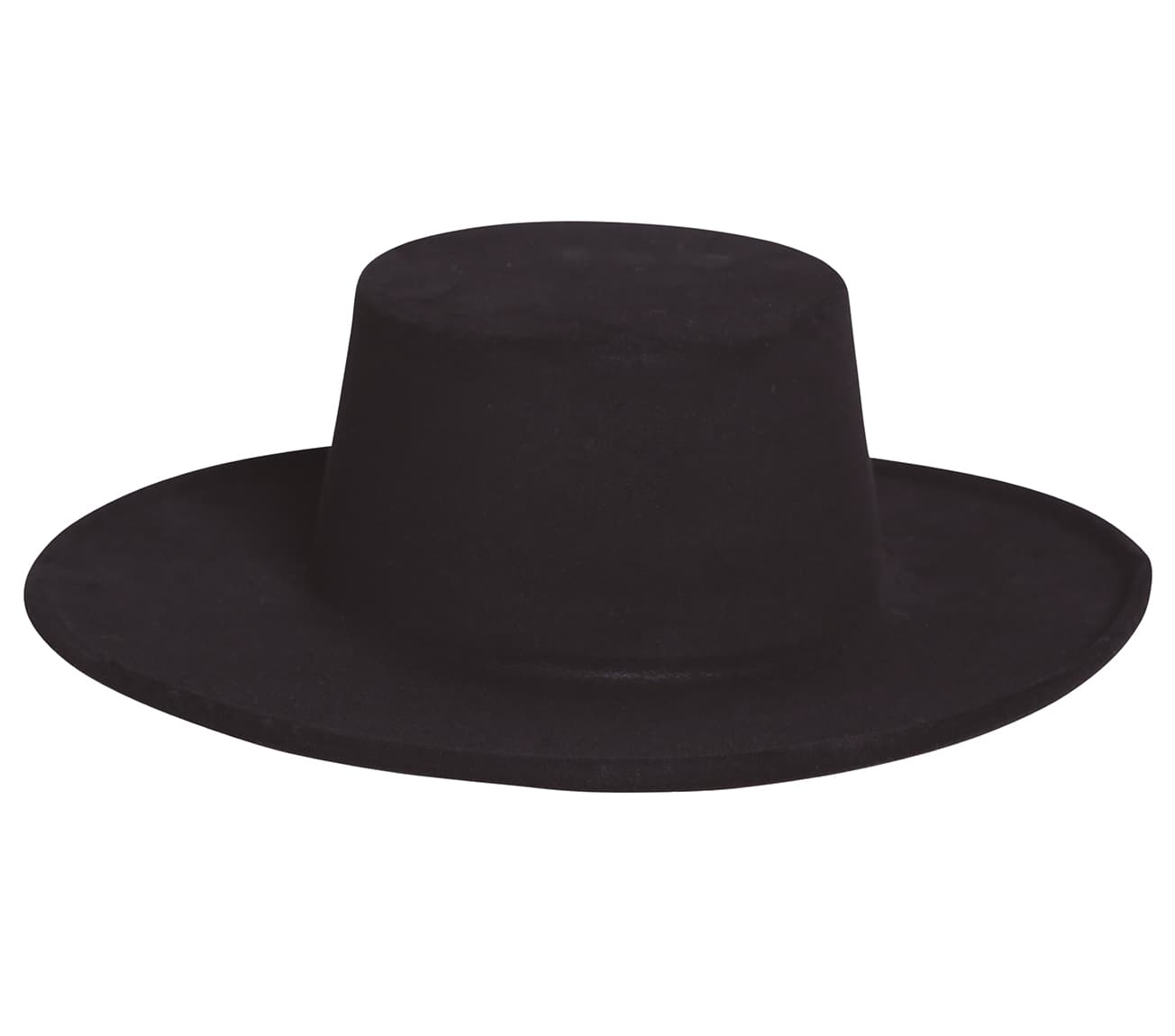 Sort flamencohat i flock
