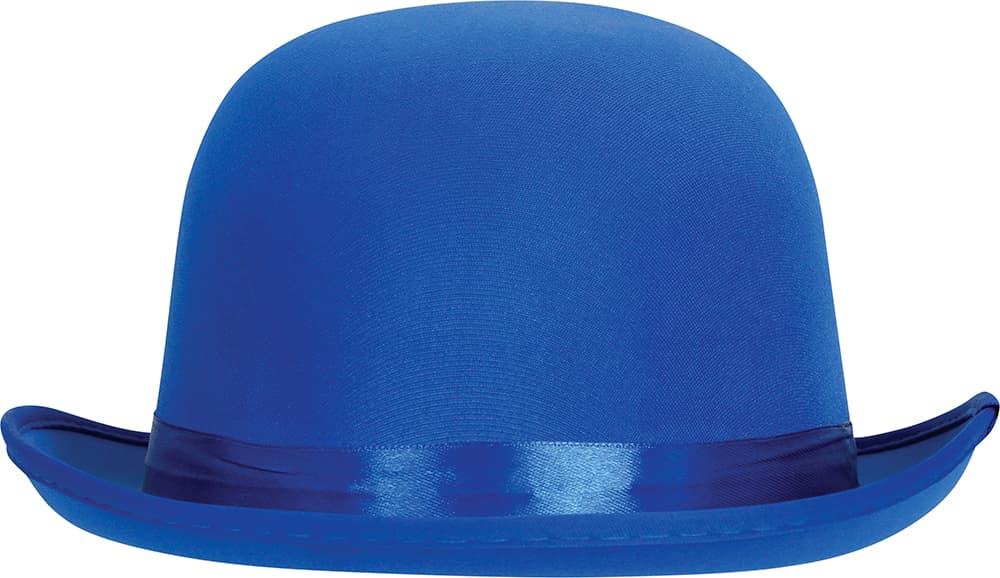 Blå bowlerhat i høj kvalitet