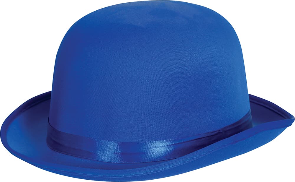 Blå bowlerhat i høj kvalitet