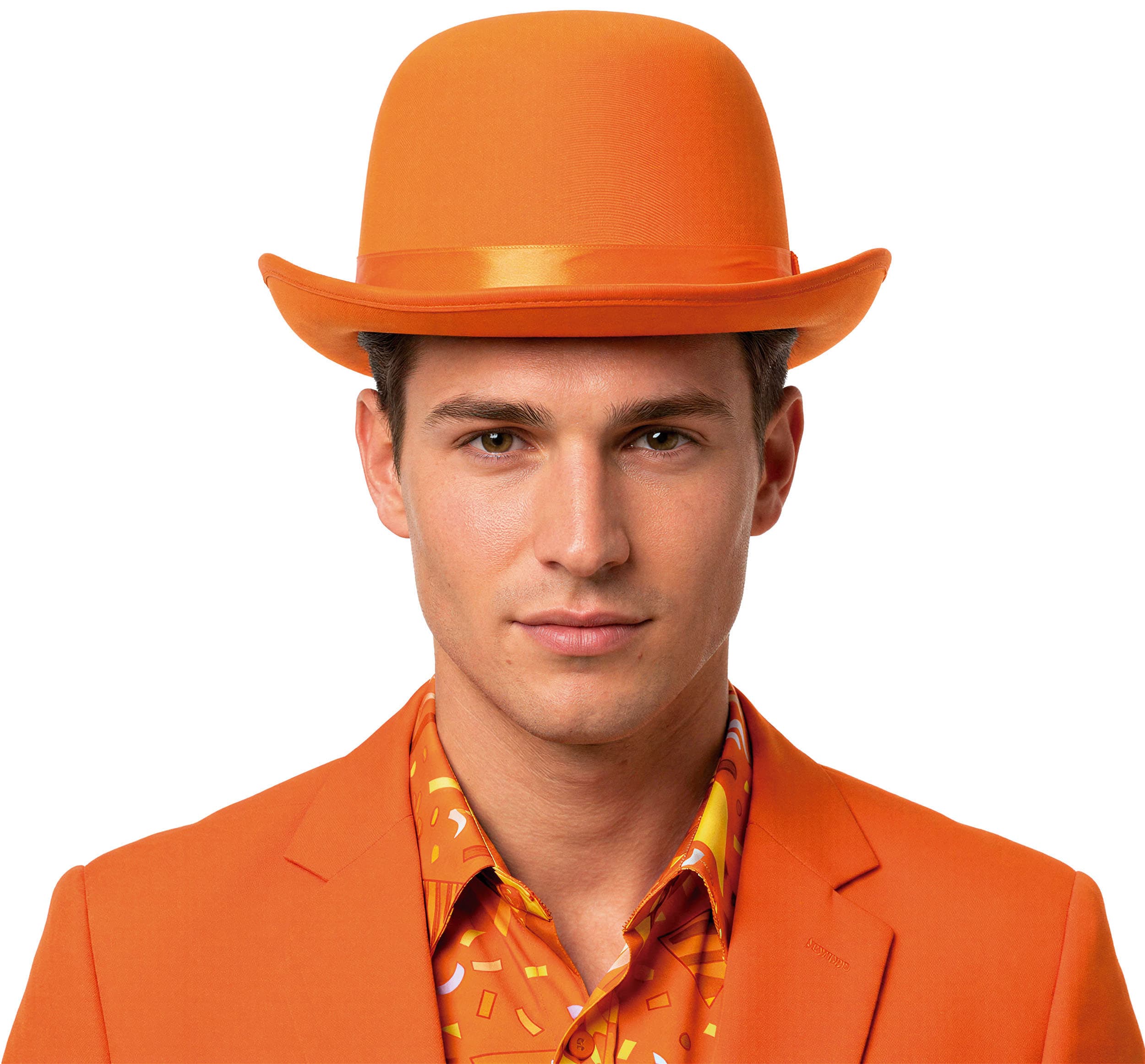Orange bowlerhat i høj kvalitet