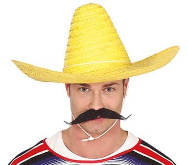 Mexicansk hat, gul, 50 cm