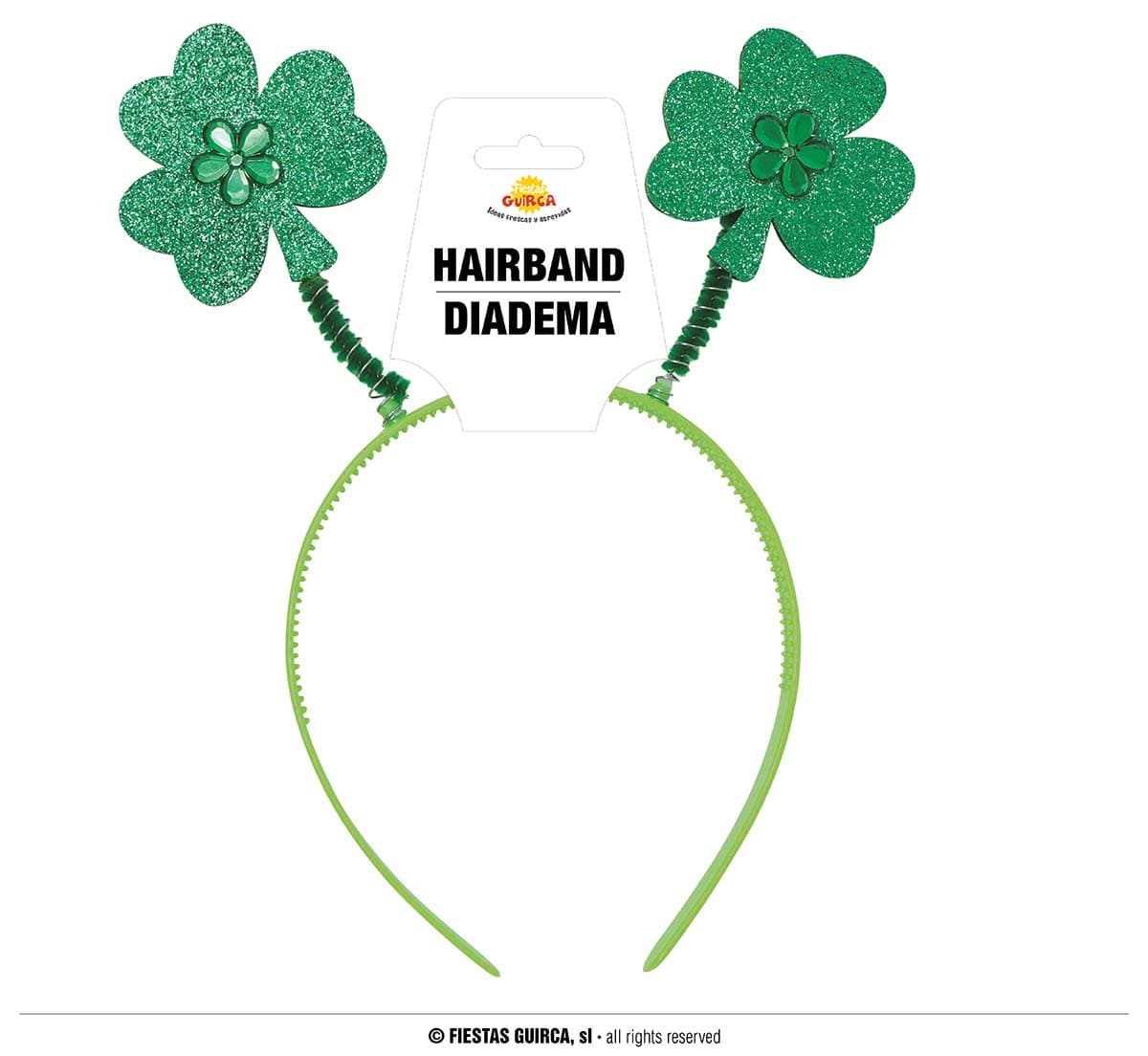 Hårbøjle med St. Patrick-kløver