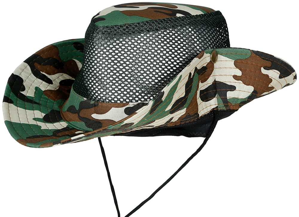 Åndbar camouflagehat til voksne