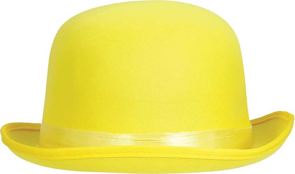 Gul bowlerhat, høj kvalitet