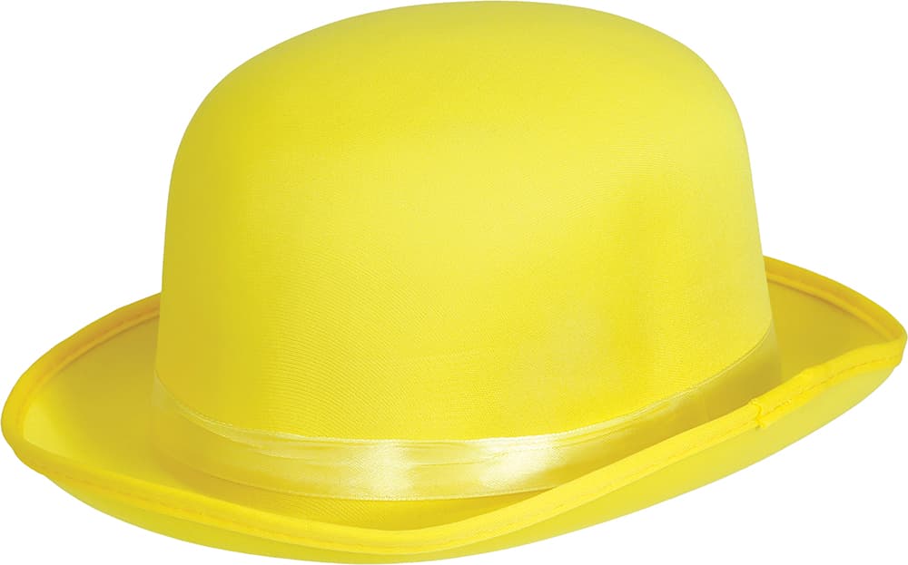 Gul bowlerhat, høj kvalitet