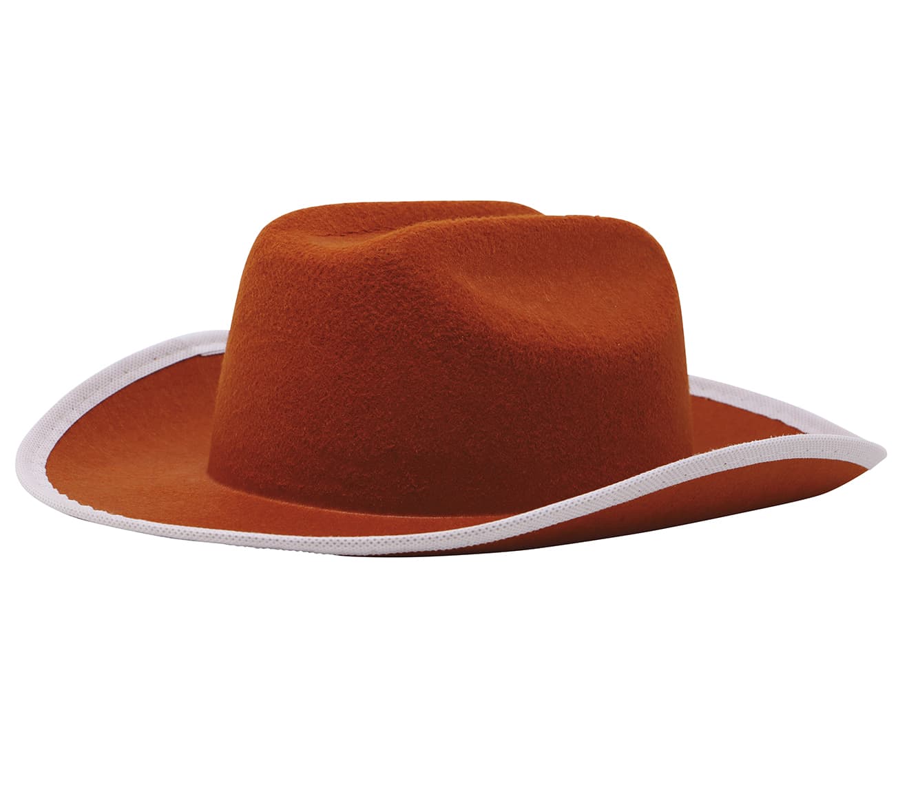 Brun cowboyhat i filt til børn, ca. 31,8 cm